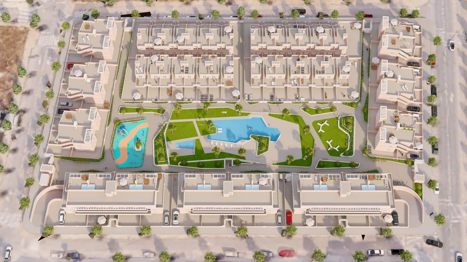 Adosado de 3 habitaciones en Pilar de la Horadada en venta con piscina garaje - 339.900 € (Ref: 9891194)