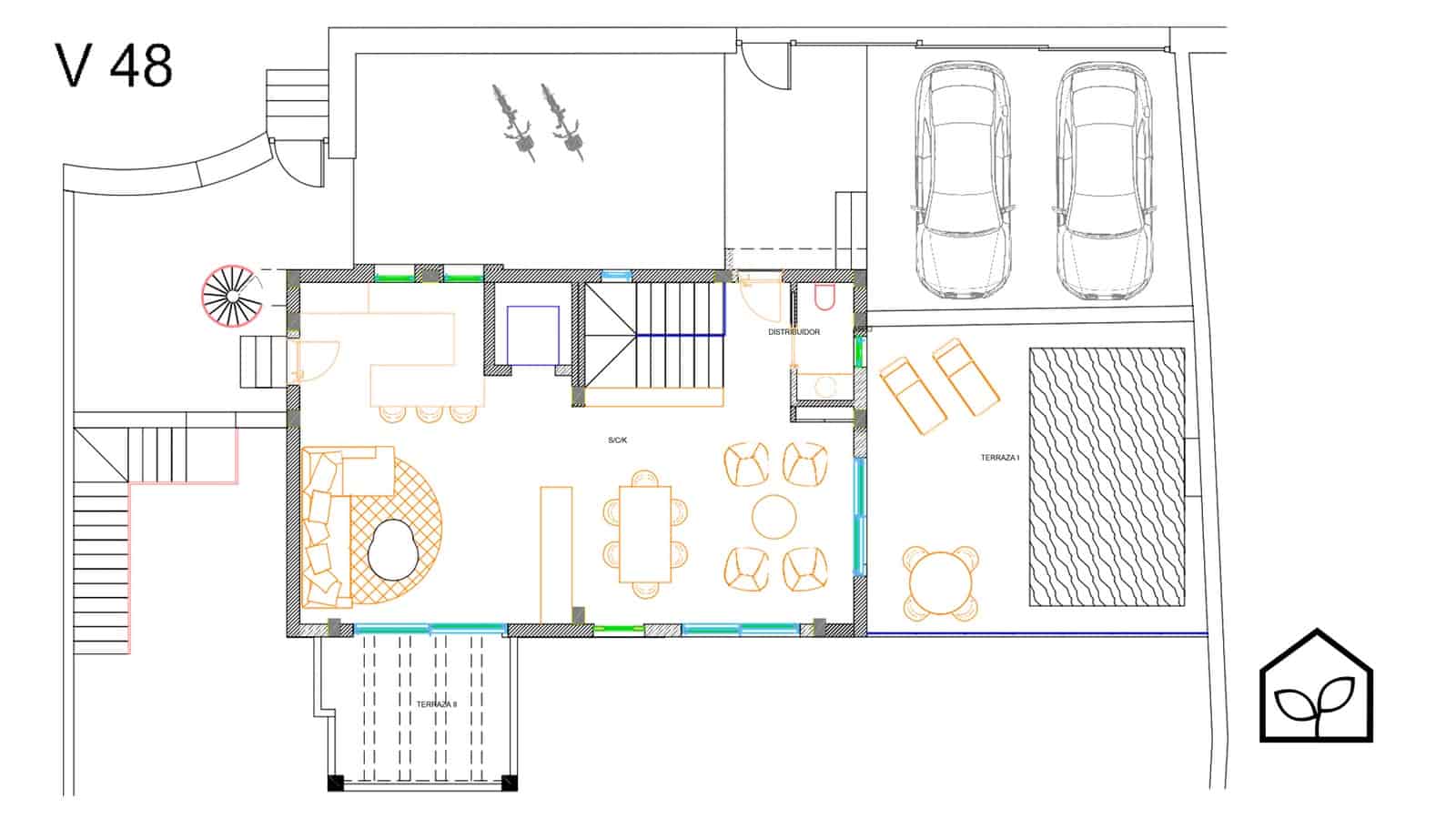 3 Zimmer Reihenhaus zu verkaufen in Algorfa mit Pool Garage - 473.000 € (Ref: 9891195)
