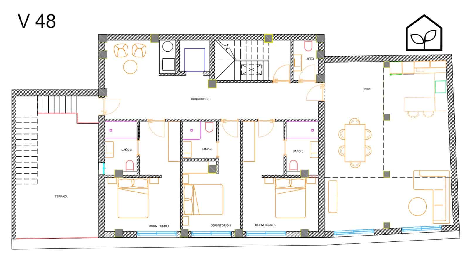 3 Zimmer Reihenhaus zu verkaufen in Algorfa mit Pool Garage - 473.000 € (Ref: 9891195)
