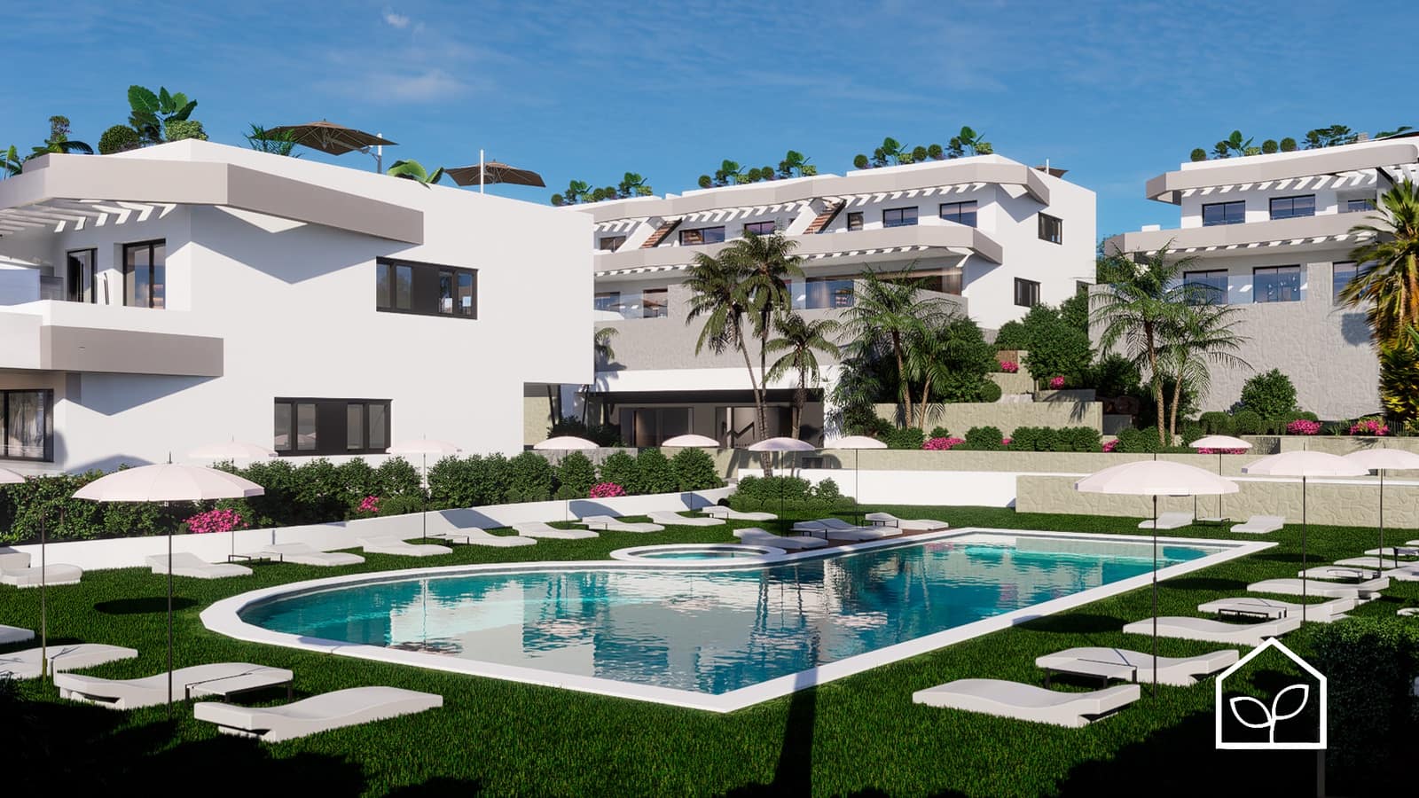 2 bedroom Bungalow for sale in Finestrat with pool garage - € 429,900 (Ref: 9891196)