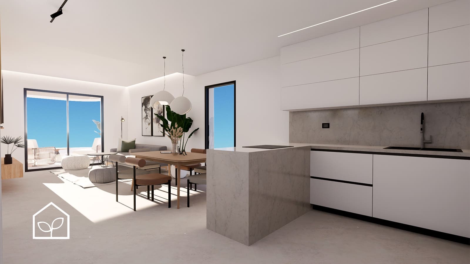 2 sypialnia Apartament na sprzedaż w Finestrat z basenem garażem - 339 900 € (Ref: 9891198)