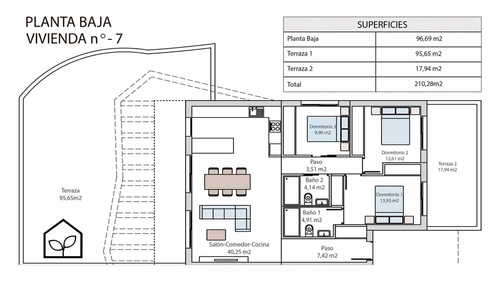 2 bedroom Bungalow for sale in Finestrat with pool garage - € 439,900 (Ref: 9891199)