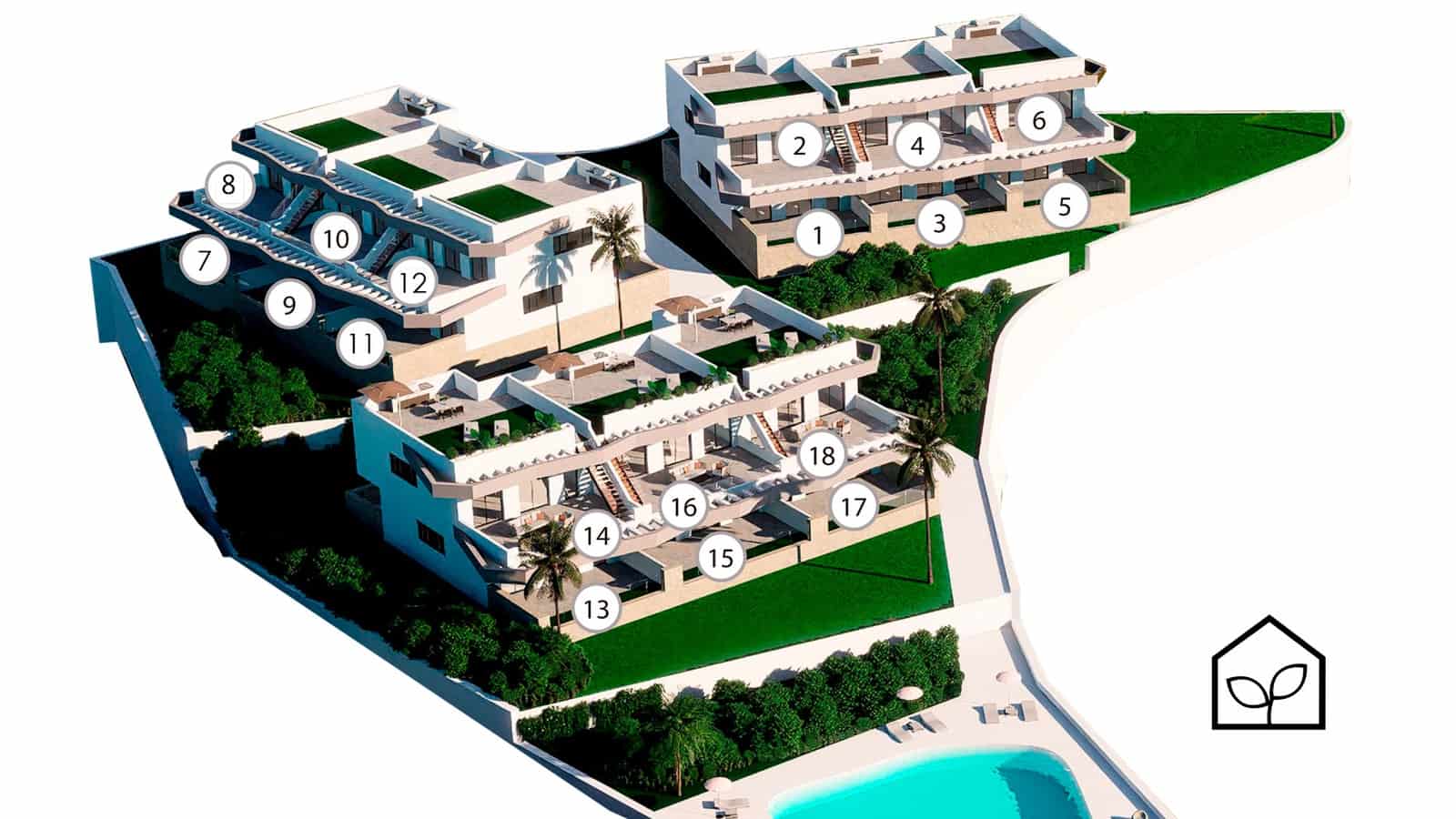2 bedroom Bungalow for sale in Finestrat with pool garage - € 439,900 (Ref: 9891199)