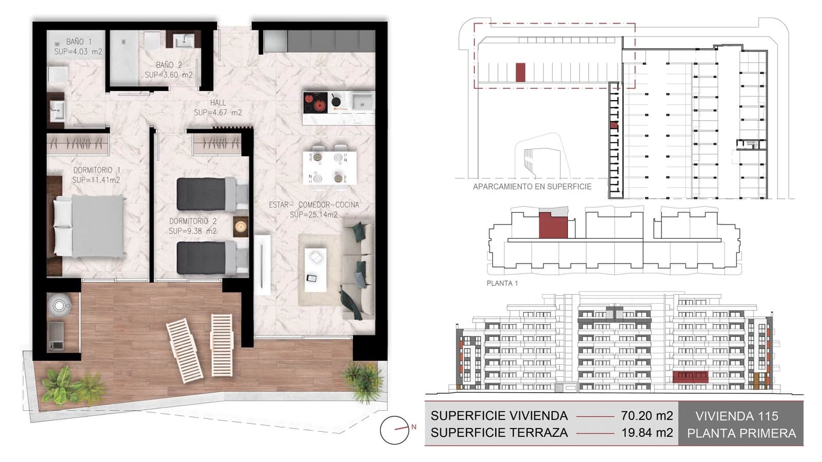 2 soverom Leilighet til salgs i San Miguel de Salinas med svømmebasseng garasje - € 244 000 (Ref: 9891204)