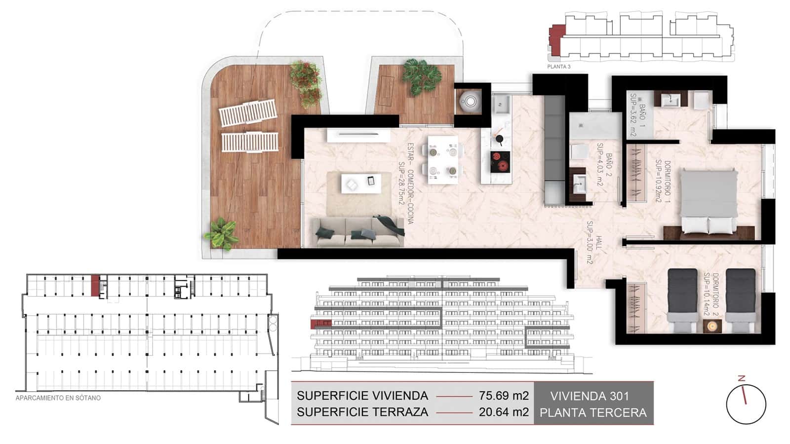 2 soverom Leilighet til salgs i San Miguel de Salinas med svømmebasseng garasje - € 244 000 (Ref: 9891204)