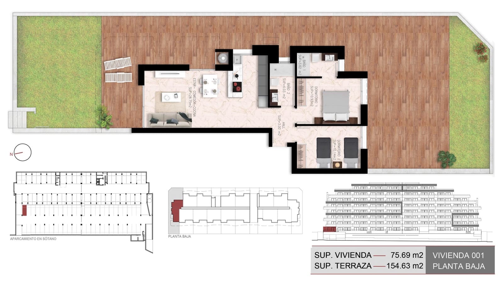 2 soverom Leilighet til salgs i San Miguel de Salinas med svømmebasseng garasje - € 244 000 (Ref: 9891204)