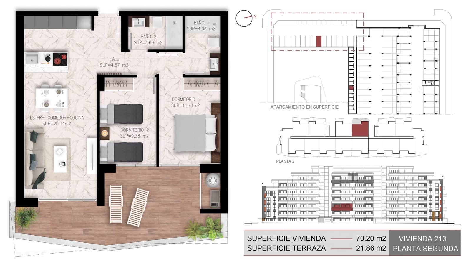 2 soverom Leilighet til salgs i San Miguel de Salinas med svømmebasseng garasje - € 244 000 (Ref: 9891204)