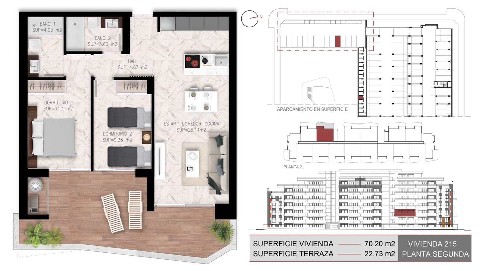 2 soverom Leilighet til salgs i San Miguel de Salinas med svømmebasseng garasje - € 244 000 (Ref: 9891204)