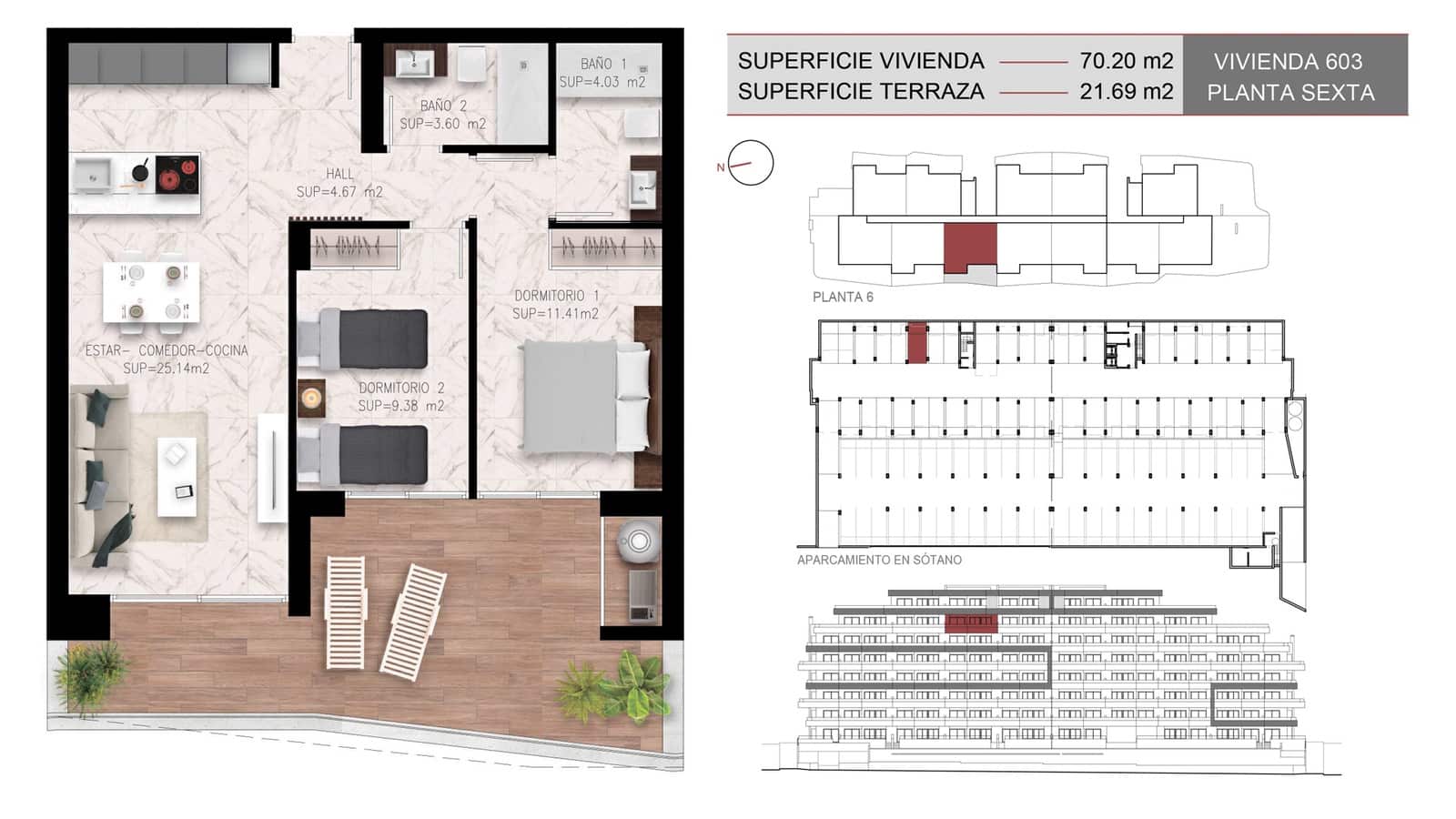 2 soverom Leilighet til salgs i San Miguel de Salinas med svømmebasseng garasje - € 244 000 (Ref: 9891204)