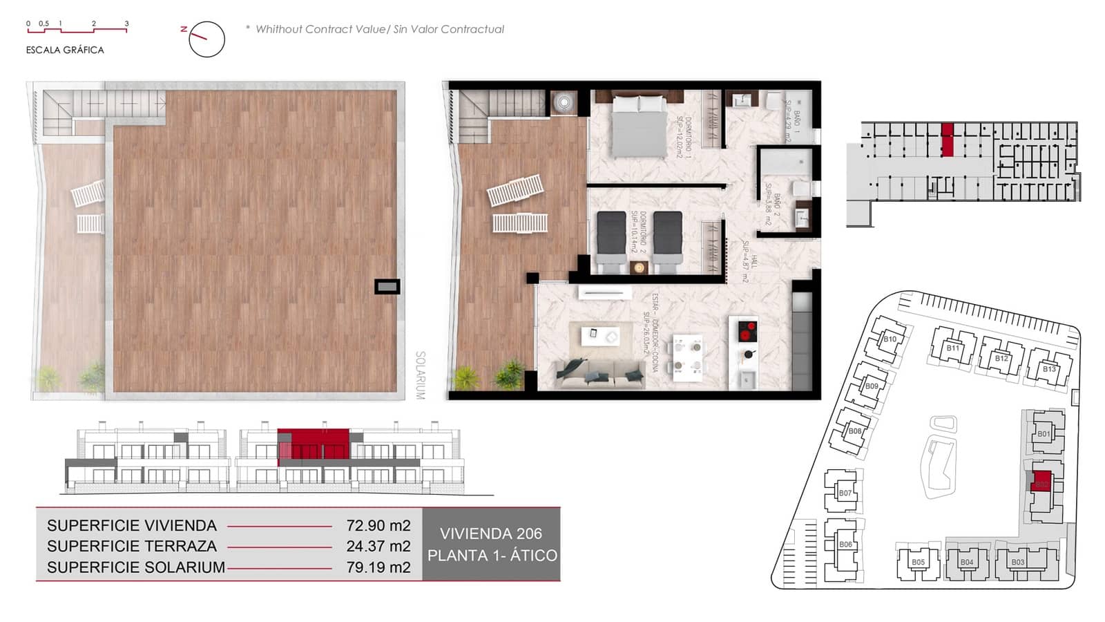 2 slaapkamer Bungalow te koop in Ciudad Quesada met zwembad garage - € 322.000 (Ref: 9891209)