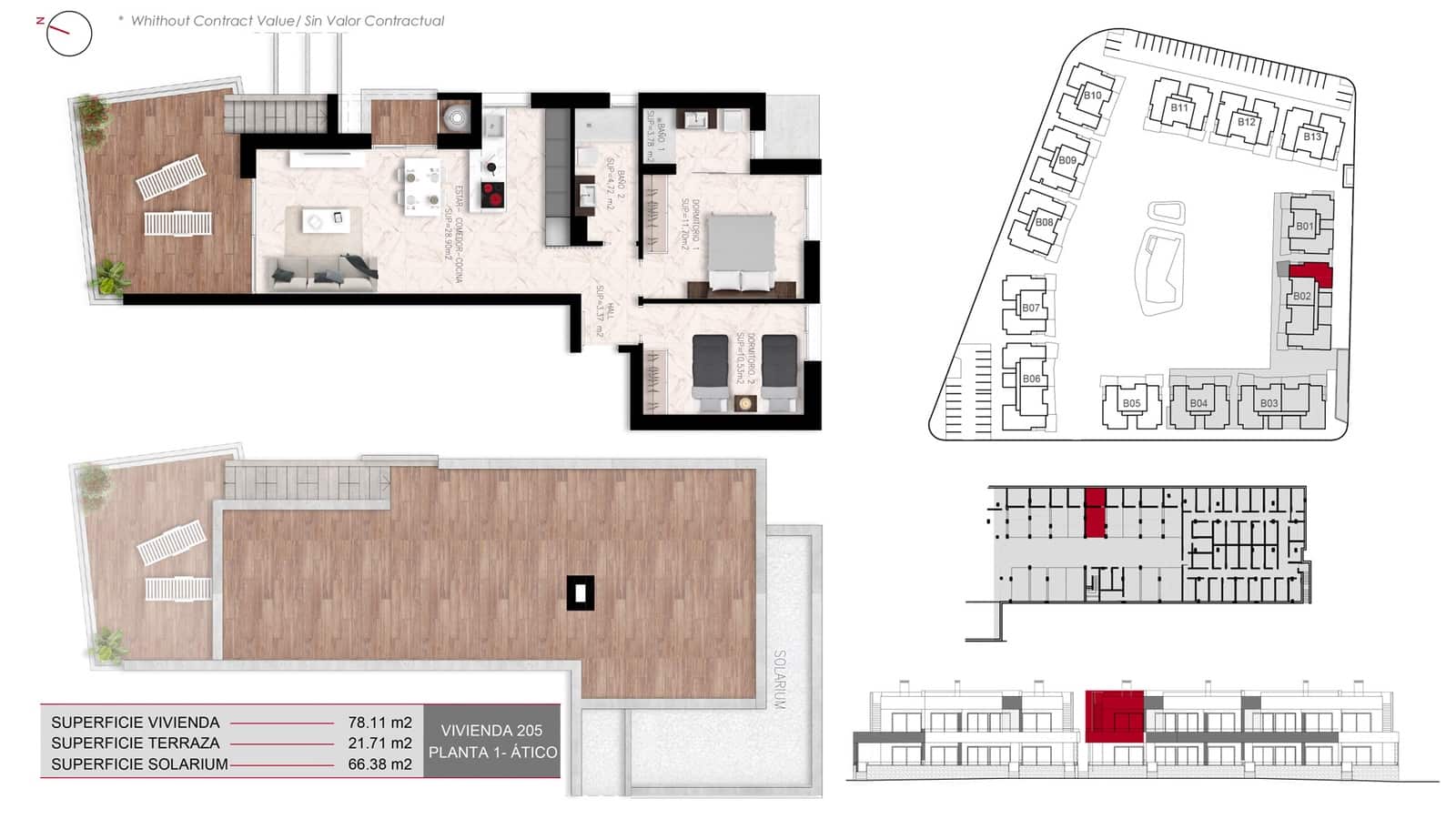 2 slaapkamer Bungalow te koop in Ciudad Quesada met zwembad garage - € 322.000 (Ref: 9891209)