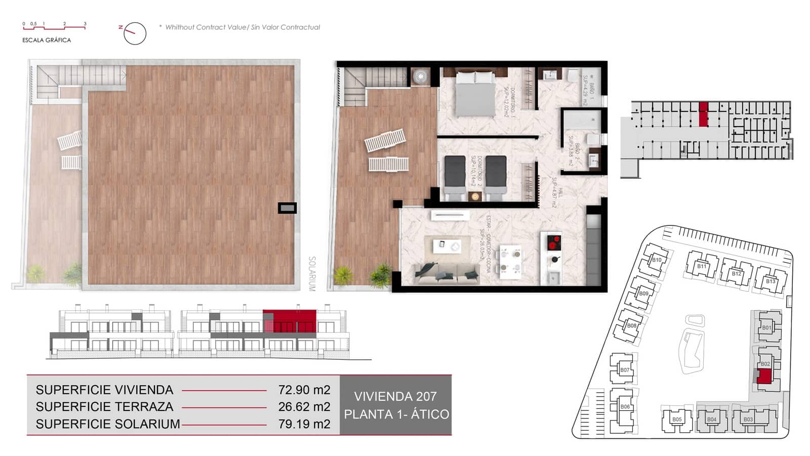 2 slaapkamer Bungalow te koop in Ciudad Quesada met zwembad garage - € 322.000 (Ref: 9891209)