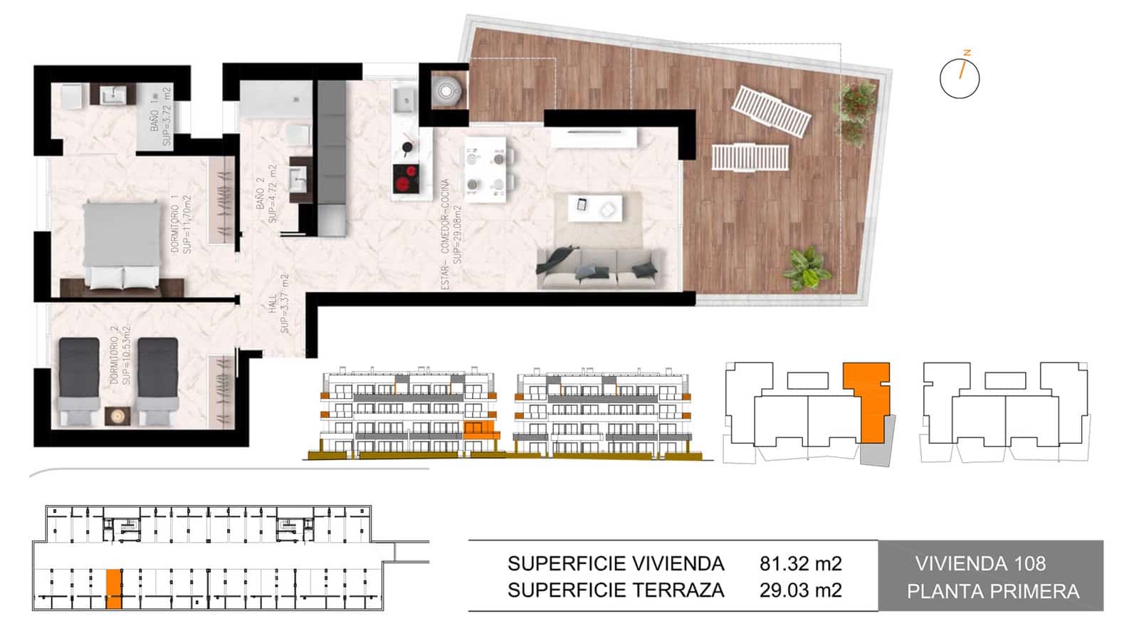 Apartamento de 2 habitaciones en Torrevieja en venta con piscina garaje - 293.000 € (Ref: 9891210)