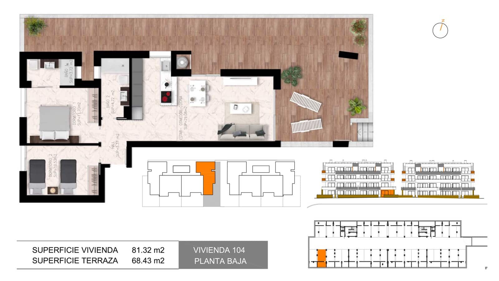 Apartamento de 2 habitaciones en Torrevieja en venta con piscina garaje - 293.000 € (Ref: 9891210)