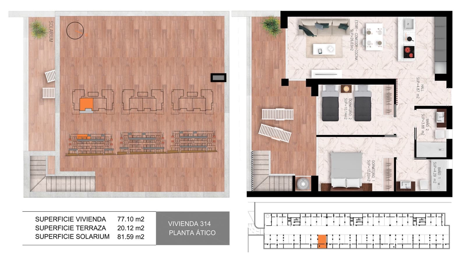 Apartamento de 2 habitaciones en Torrevieja en venta con piscina garaje - 293.000 € (Ref: 9891210)
