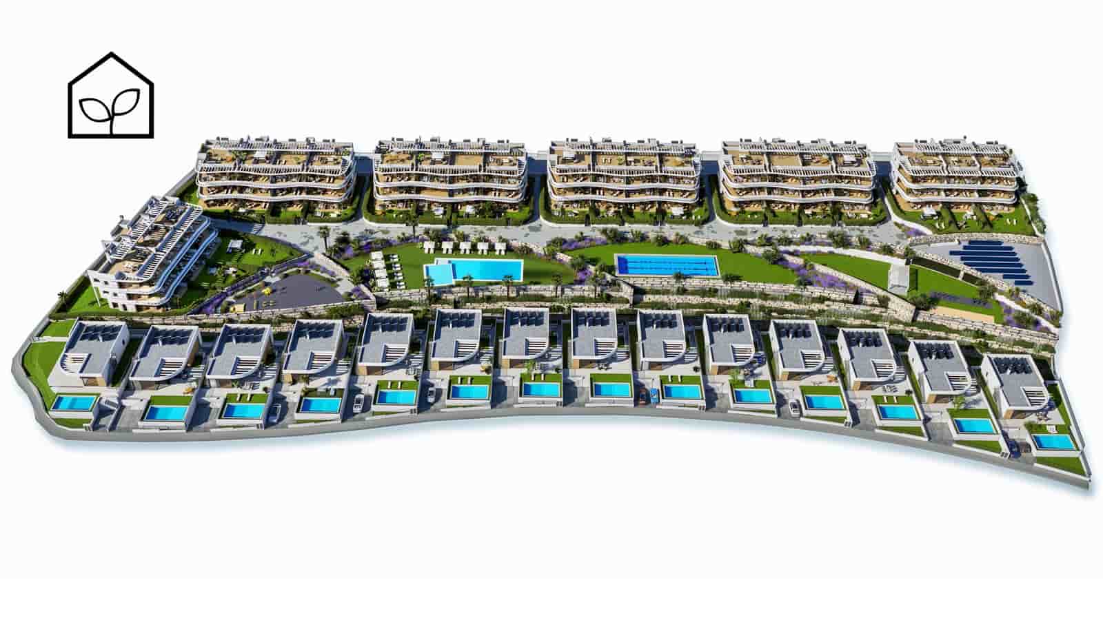 3 soveværelse Lejlighed til salg i Finestrat med swimmingpool garage - € 375.000 (Ref: 9891211)