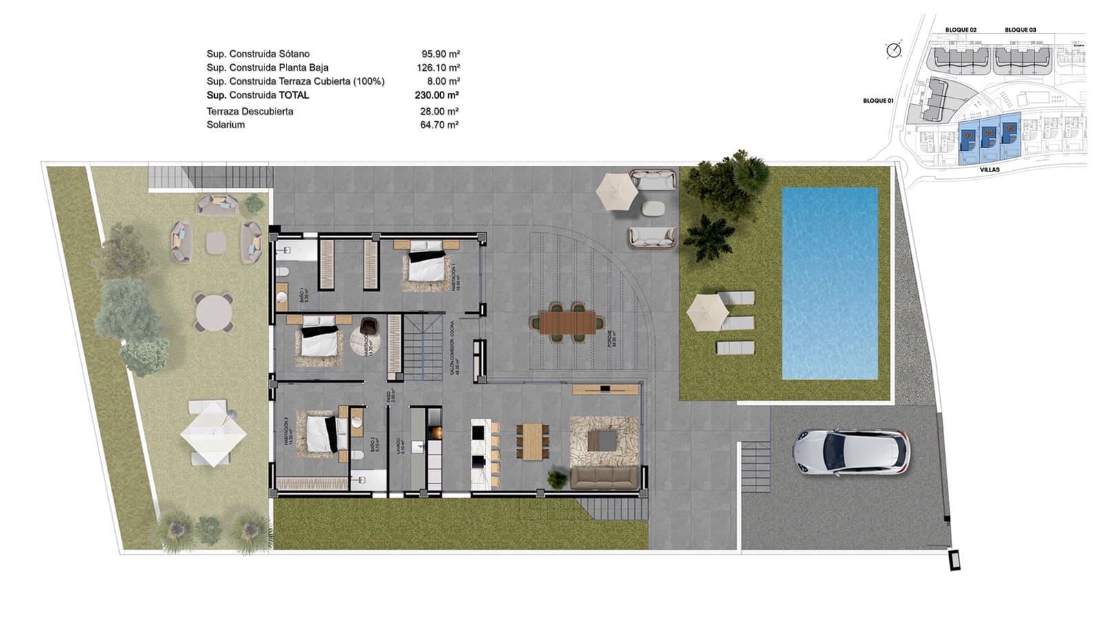 3 slaapkamer Villa te koop in Finestrat met zwembad garage - € 725.000 (Ref: 9891212)
