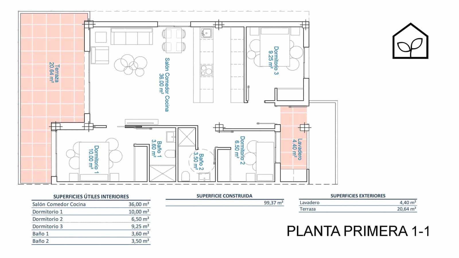 3 camera da letto Appartamento in vendita in Pilar de la Horadada con piscina garage - 299.900 € (Rif: 9891825)