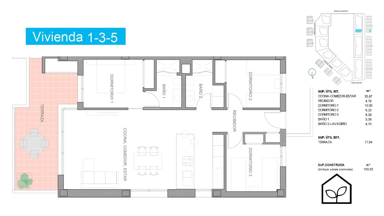 3 Zimmer Apartment zu verkaufen in Guardamar del Segura mit Pool Garage - 344.900 € (Ref: 9891826)