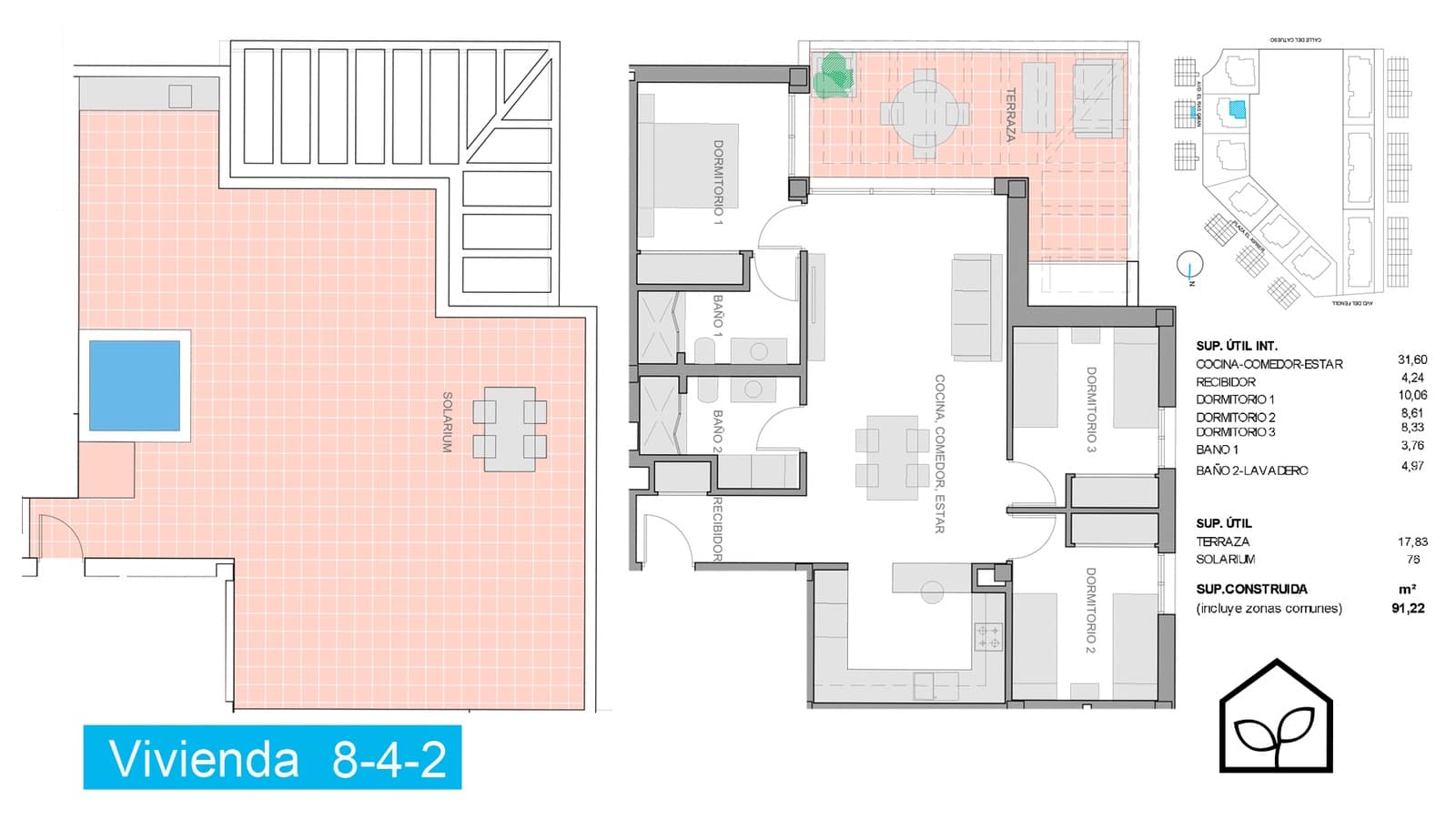 3 Zimmer Apartment zu verkaufen in Guardamar del Segura mit Pool Garage - 344.900 € (Ref: 9891826)