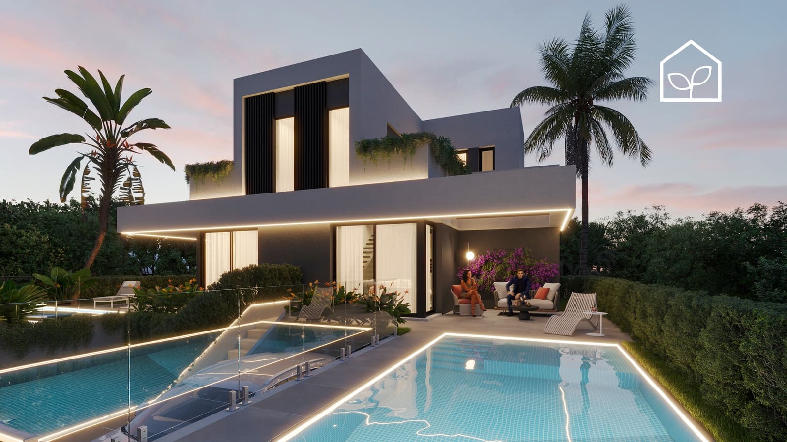 2 bedroom Terraced Villa for sale in Finestrat with pool garage - € 578,500 (Ref: 9894114)