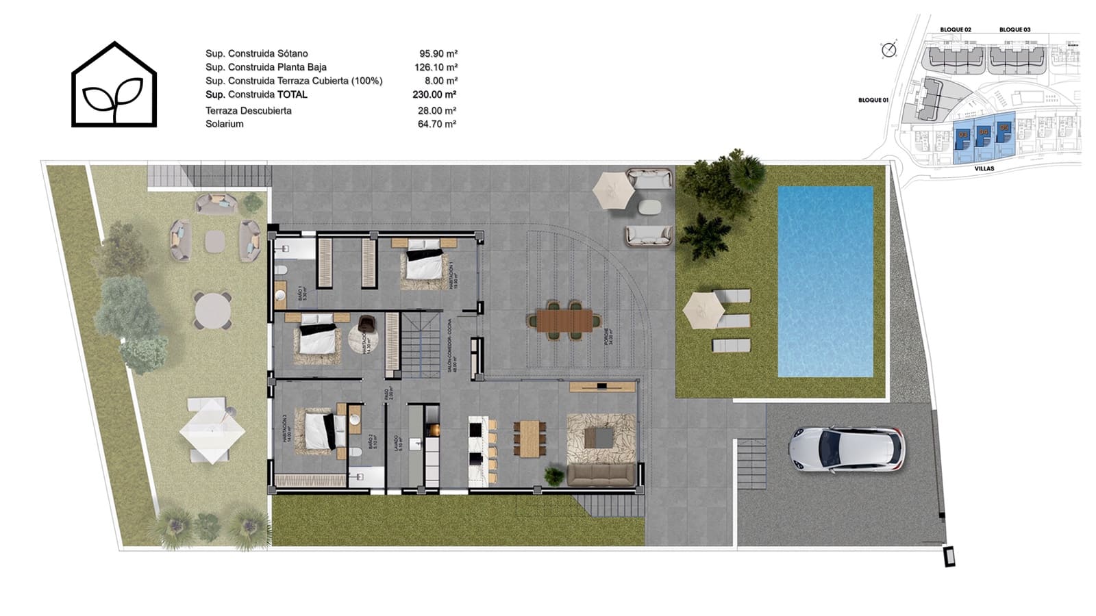 3 bedroom Villa for sale in Finestrat with pool garage - € 725,000 (Ref: 9894885)