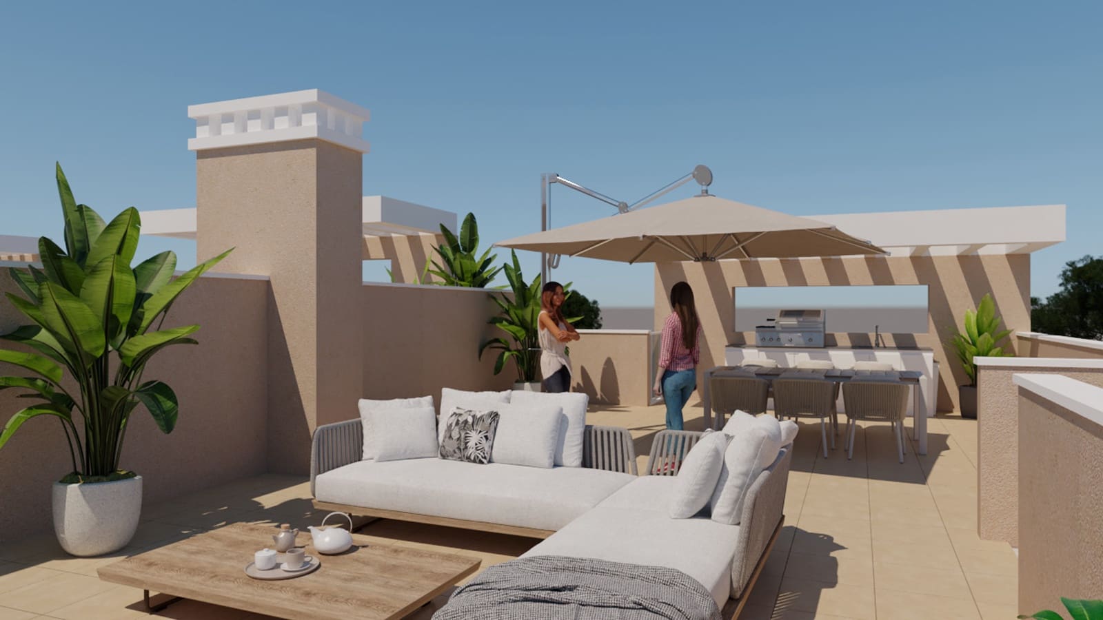 3 sovrum Bungalow till salu i Pilar de la Horadada med pool garage - 284 900 € (Ref: 9949400)