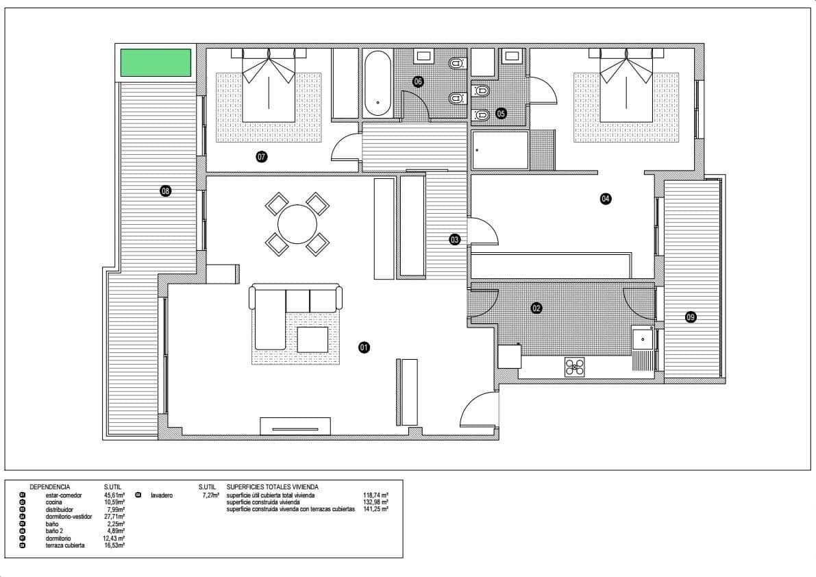 2 bedroom Flat for sale in Ibiza / Eivissa town - € 720,000 (Ref: 9804785)