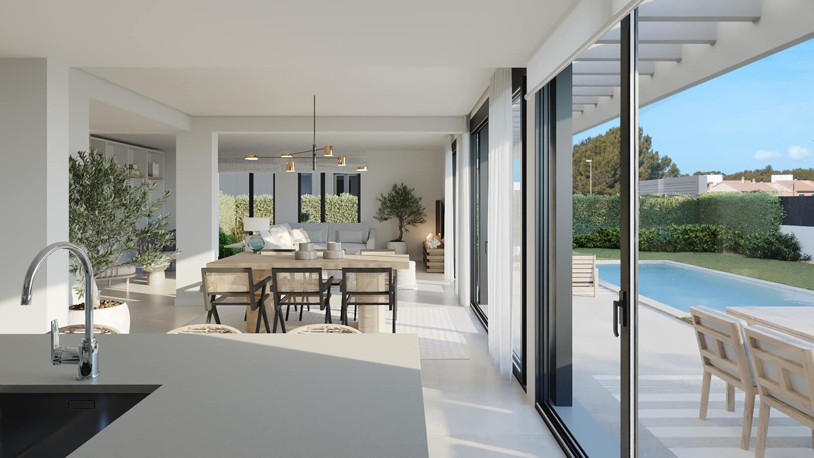 4 soveværelse Rækkehus til salg i Puig de Ros med swimmingpool - € 980.000 (Ref: 6716105)