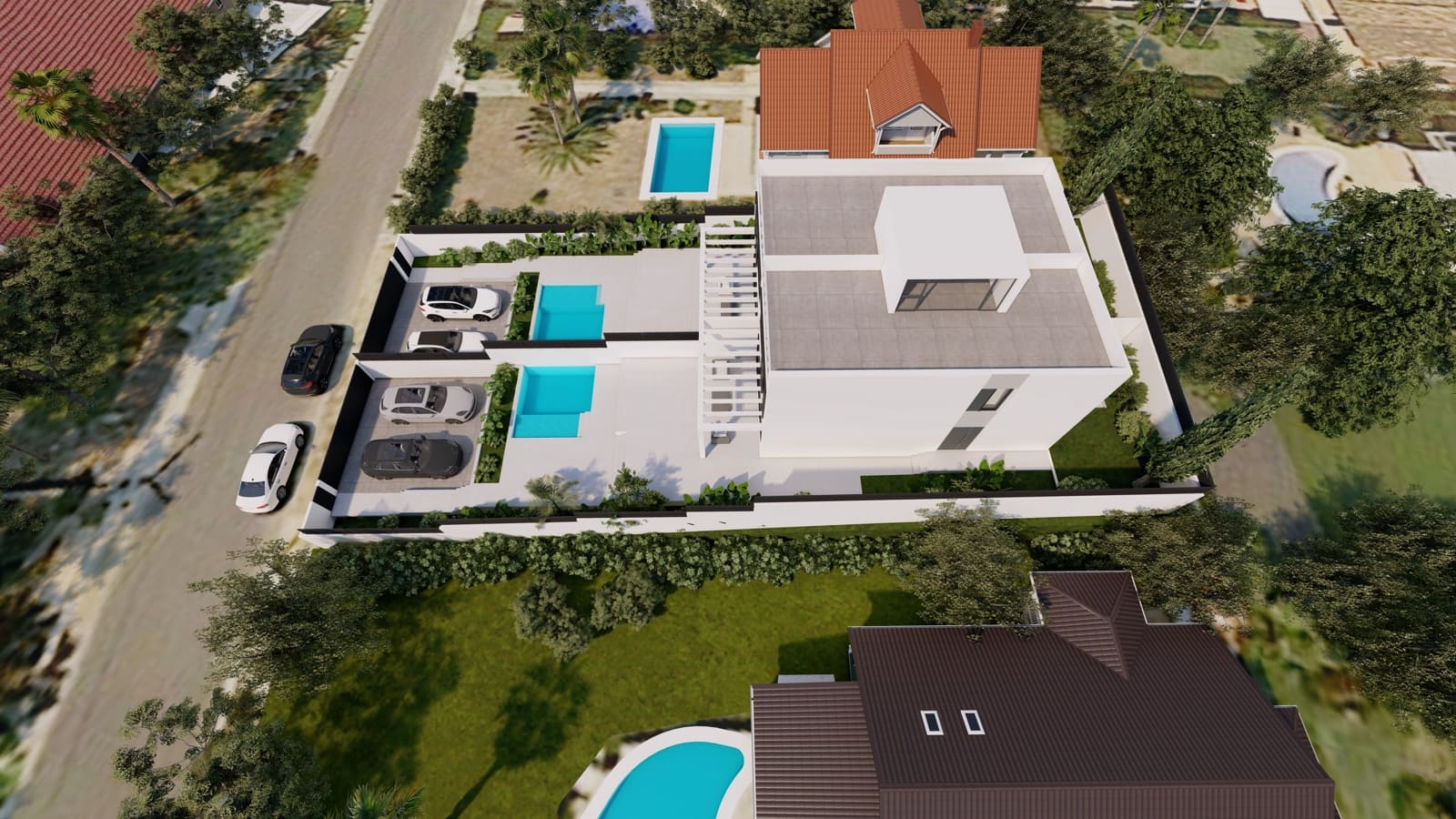 3 soveværelse Rækkehus til salg i Puig de Ros med swimmingpool garage - € 1.400.000 (Ref: 9037848)