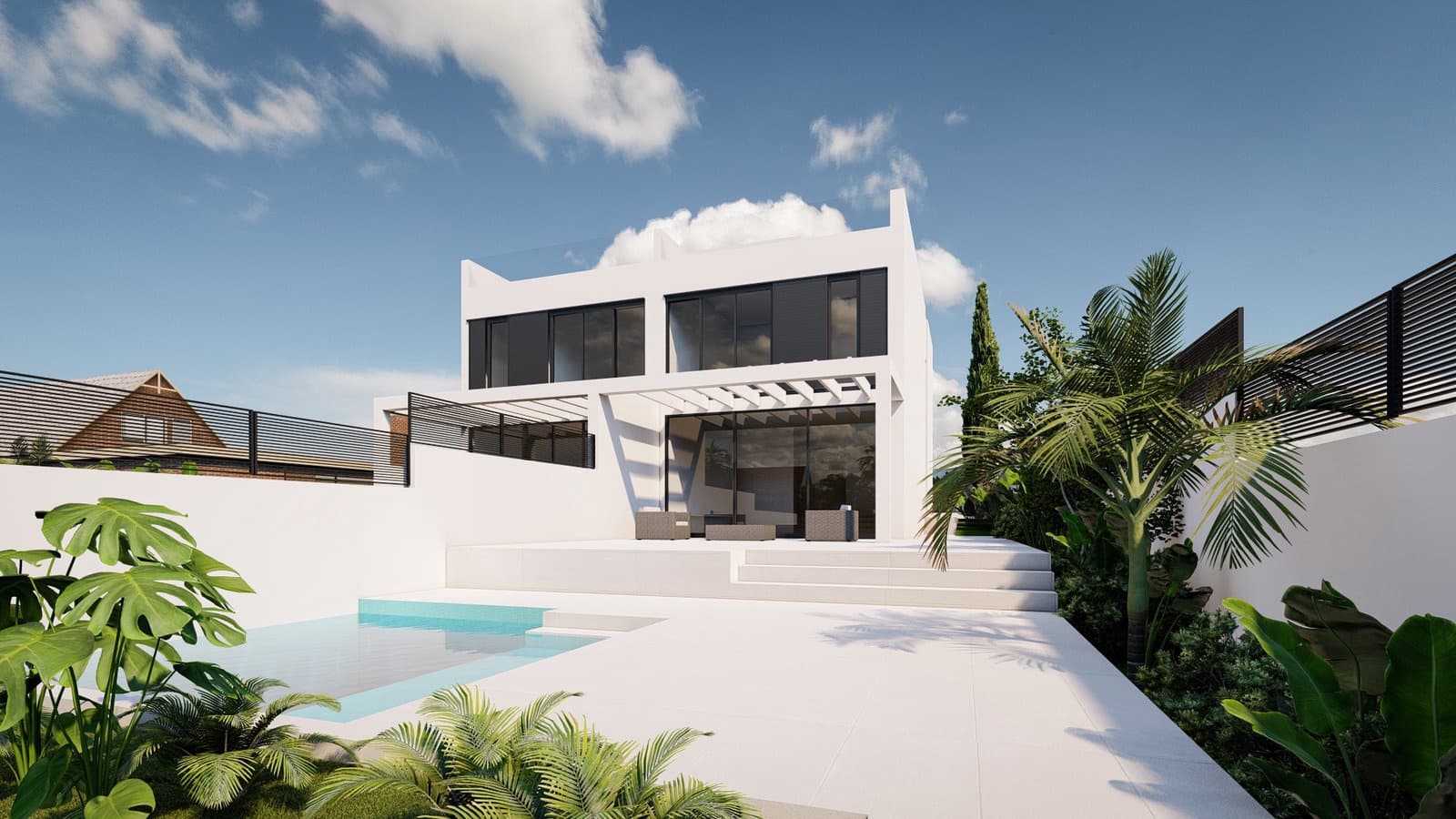 Adosado de 3 habitaciones en Puig de Ros en venta con piscina garaje - 1.400.000 € (Ref: 9037848)