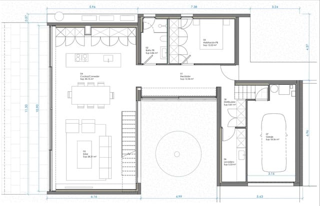 4 makuuhuone Huvila myytävänä paikassa Sa Torre (Llucmajor), Llucmajor mukana uima-altaan 
autotalli - 2 690 000 € (Ref: 9552657)