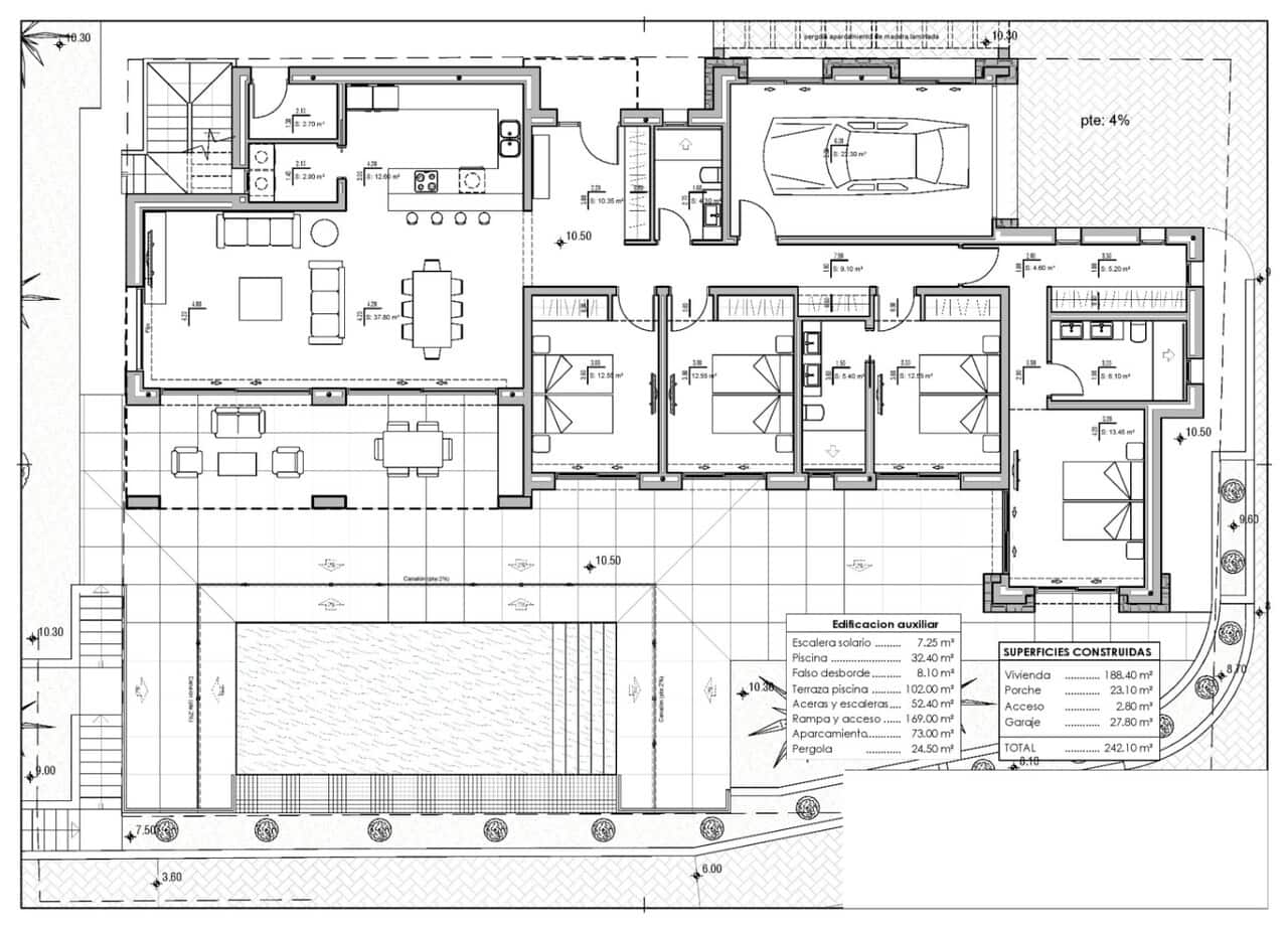 4 slaapkamer Villa te koop in Calpe / Calp met zwembad garage - € 1.750.000 (Ref: 8754095)