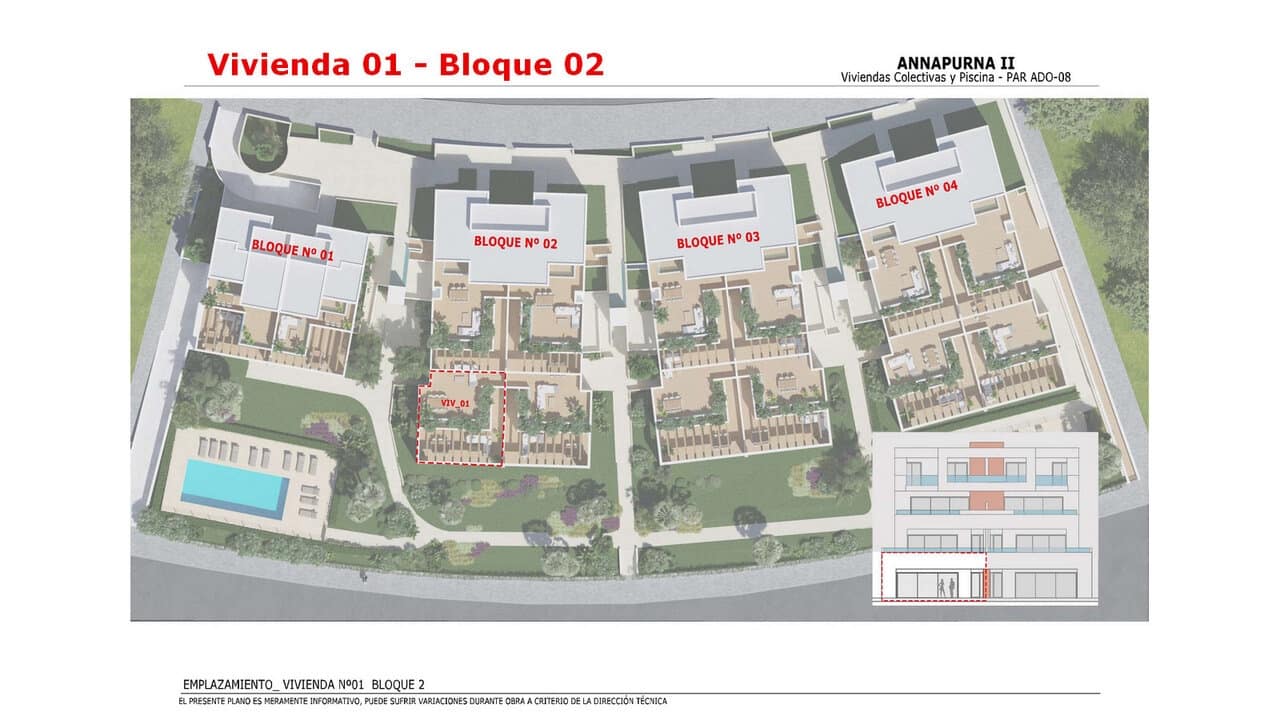 2 makuuhuone Huoneisto myytävänä paikassa Monforte del Cid mukana uima-altaan - 385 000 € (Ref: 8855777)