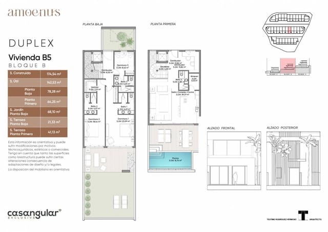3 soveværelse Lejlighed til salg i Callao Salvaje, Adeje - € 1.206.000 (Ref: 8607435)