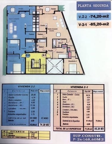 10 soveværelse Lejlighed til salg i La Camella, Arona - € 650.000 (Ref: 8607575)