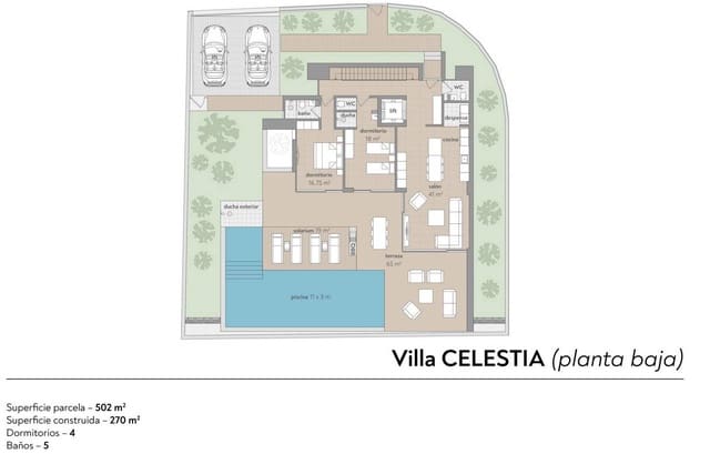4 soveværelse Villa til salg i Roque del Conde, Adeje - € 2.100.000 (Ref: 9352179)