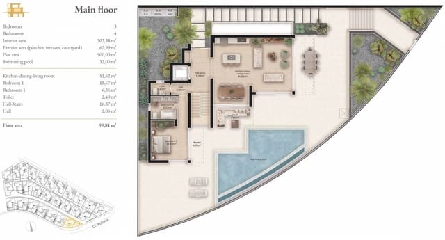 3 soveværelse Villa til salg i Playa de las Américas, Adeje - € 1.950.000 (Ref: 9445469)