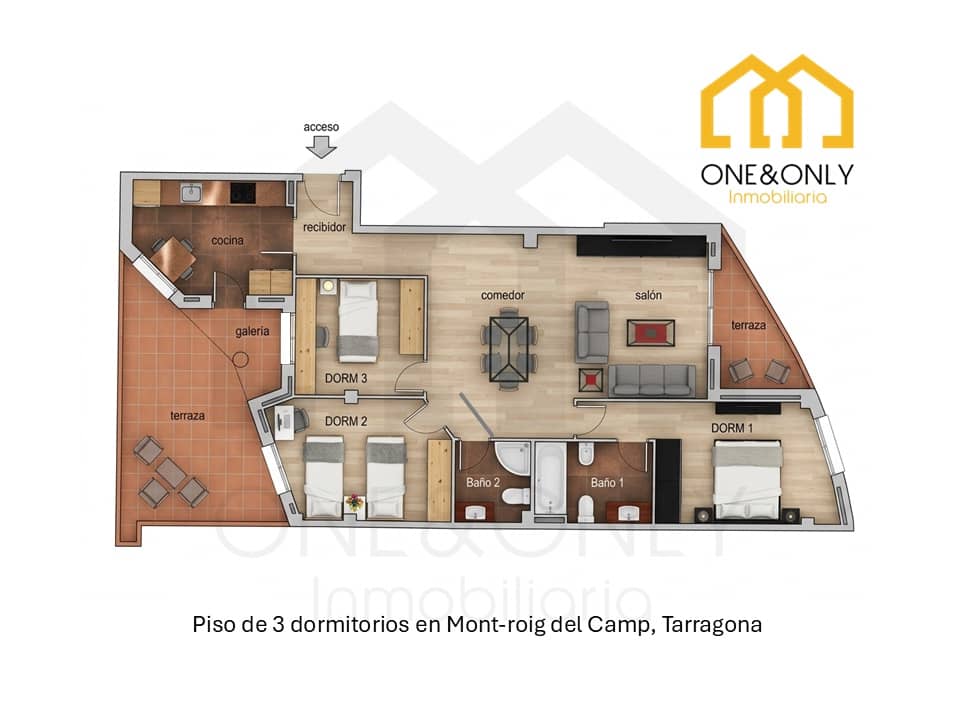 3 bedroom Flat for sale in Montroig-Mar with garage - € 235,000 (Ref: 10033480)