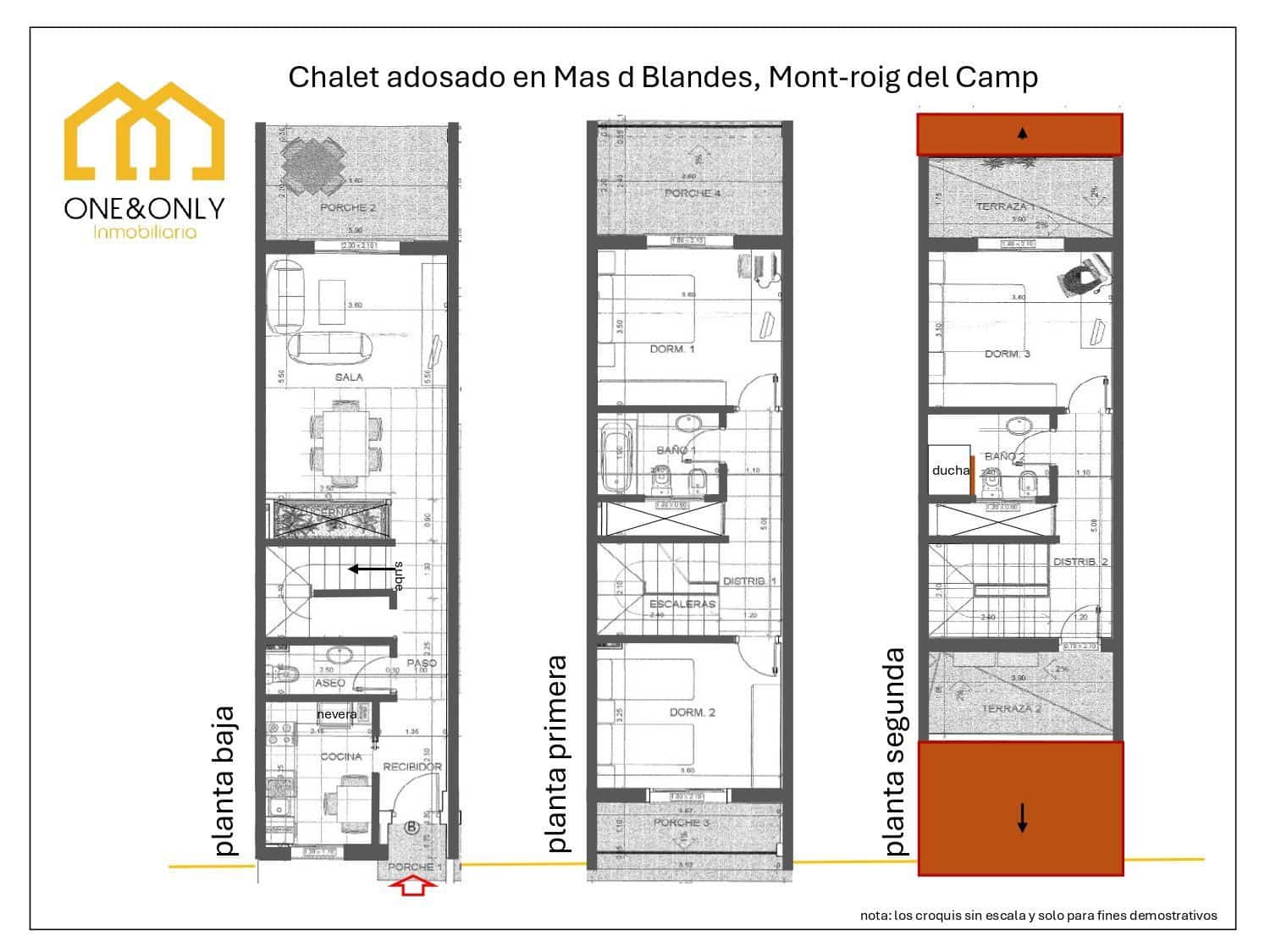 3 Zimmer Villa zu verkaufen in Montroig-Mar mit Pool Garage - 370.000 € (Ref: 10037889)