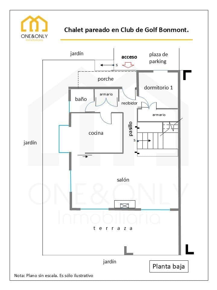 Chalet de 3 habitaciones en Montroig-Mar en alquiler con piscina garaje - 1.430 € (Ref: 10166167)