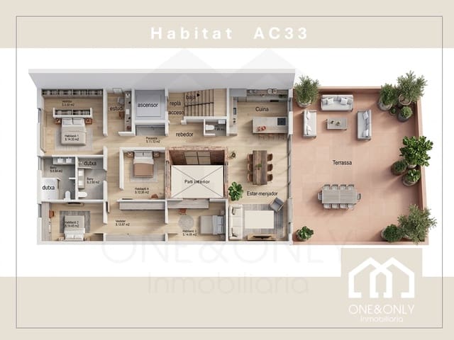 4 soveværelse Penthouse til salg i Reus - € 930.000 (Ref: 9816094)