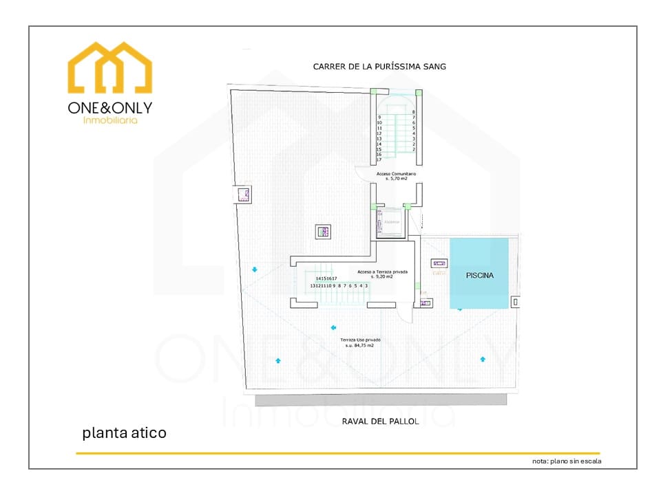 Ático de 4 habitaciones en Reus en venta con piscina garaje - 1.290.000 € (Ref: 9816102)