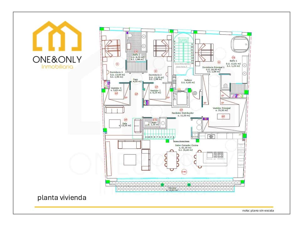 Ático de 4 habitaciones en Reus en venta con piscina garaje - 1.290.000 € (Ref: 9816102)
