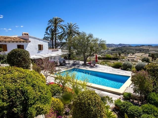8 soveværelse Finca/Landehus til salg i Moraira, Teulada-Moraira med swimmingpool garage - € 1.600.000 (Ref: 9950741)