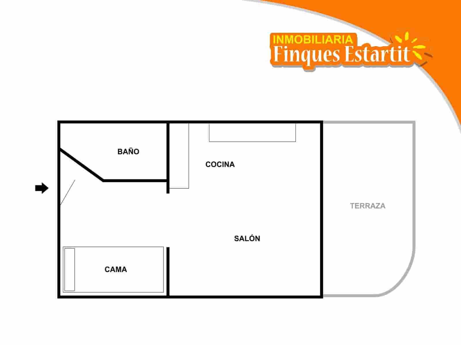 1 sovrum Lägenhet till salu i L'Estartit med pool - 145 000 € (Ref: 9265178)