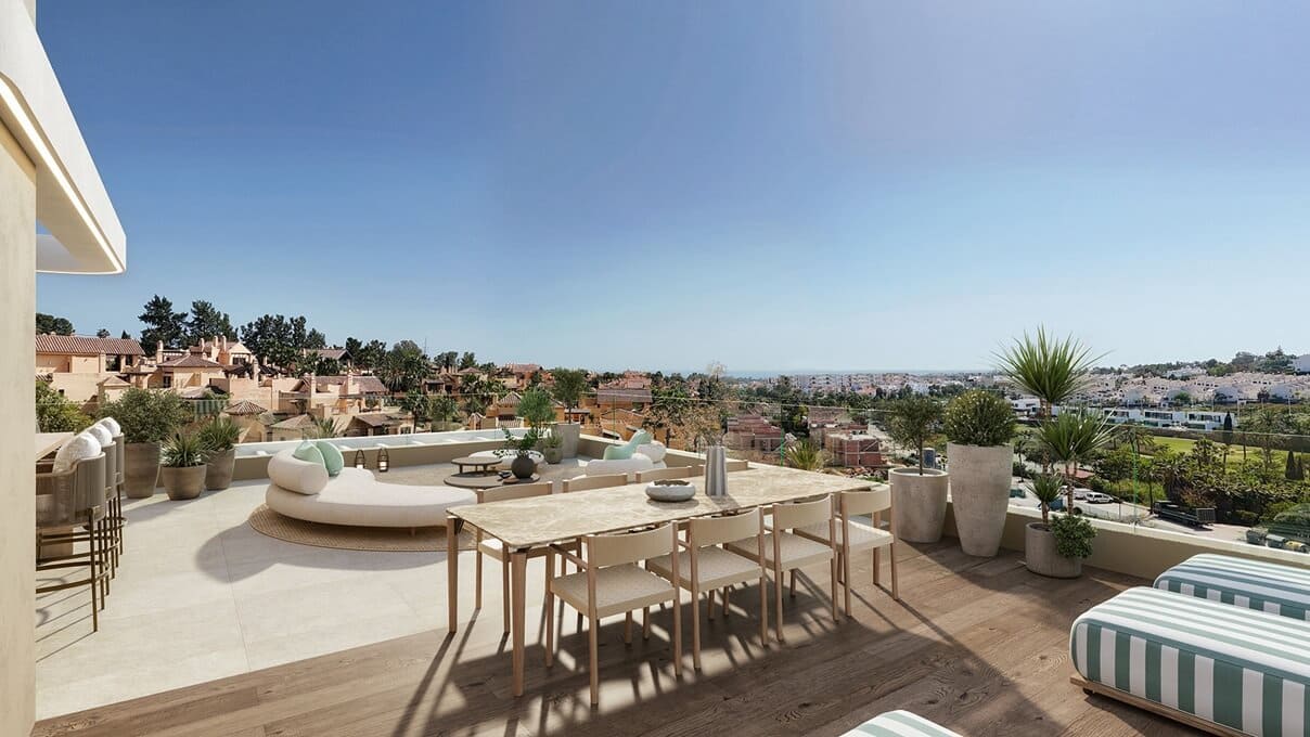 2 soveværelse Lejlighed til salg i El Paraiso med swimmingpool - € 667.000 (Ref: 10115417)