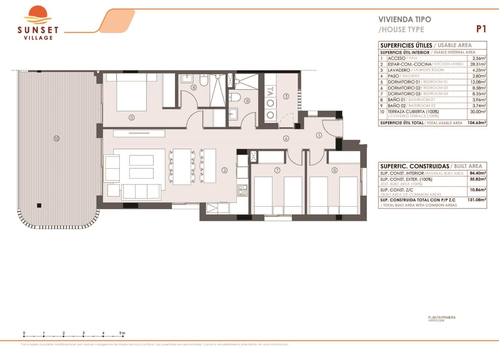 2 soverom Leilighet til salgs i Torrevieja med svømmebasseng garasje - € 305 000 (Ref: 10017560)