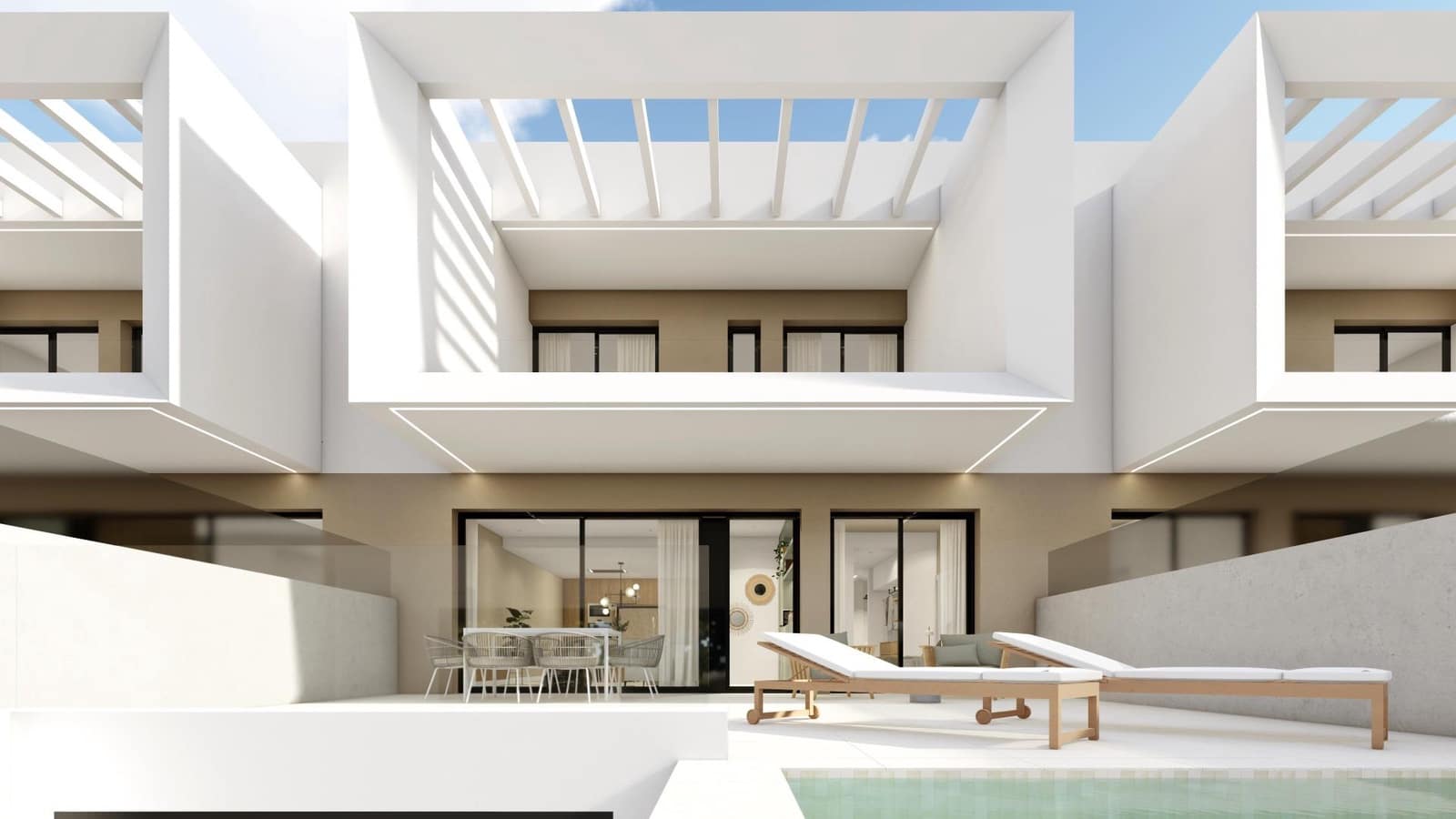 3 sovrum Radhus till salu i Dolores med pool - 415 000 € (Ref: 10034026)