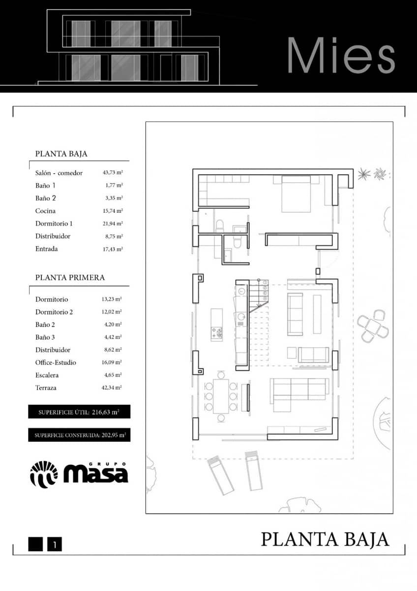 3 bedroom Villa for sale in Gran Alacant with pool garage - € 505,000 (Ref: 4992433)